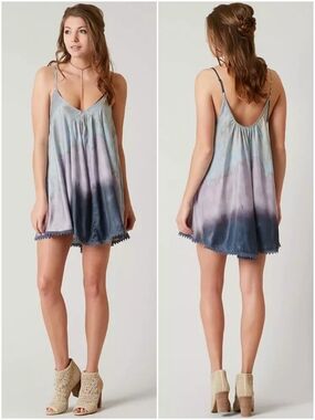 Free People Serena Washed Slip Dress Intimately Free People Midnight Combo Large